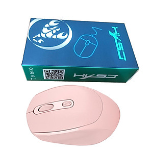 Chuột không dây HXSJ M107 wireless 2.4Ghz  sạc pin, chồng ồn, DIP1600 chuyên dùng cho máy tính, laptop, tivi - Hàng chính hãng