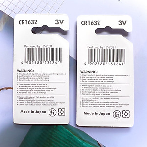 Vỉ 1 Viên Pin 3V MAXELL CR1632 Nhập Khẩu Nhật Bản 