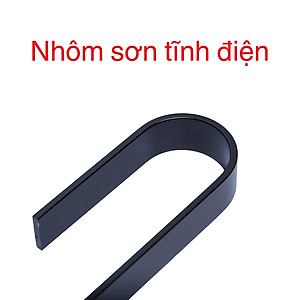 Thanh treo khăn tắm quần áo bằng nhôm dán tường Hobby Home Decor KN1