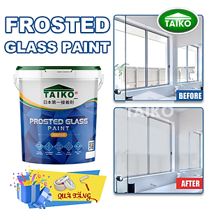 Keo Sơn Mờ Kính Chống Nhìn Trộm TAIKOMI, Keo Sơn Bóng Mờ Kính Văn Phòng, Mờ Kính Cửa Sổ, Nhà Tắm, Phòng Ngủ