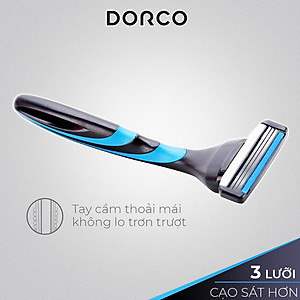 DORCO PACE 3 - Combo Dao Cạo Râu 3 Lưỡi - Bộ Gồm 2 Hộp Mỗi Hộp Gồm 1 Cán và 9 Đầu Cạo