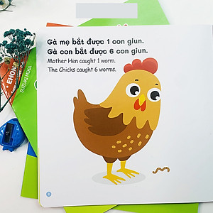 Sách - Combo 8 cuốn Ehon Toán Học Đầu Đời Cùng Con Học Toán - Song Ngữ Việt Anh  Cho Bé 0-3 Tuổi