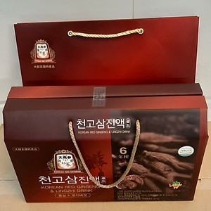 Thực phẩm tốt cho sức khỏe: Nước Uống tinh chất Nhân Sâm CHEONGO Gold (CAO THIÊN SÂM) Hộp 30 gói x 50ml