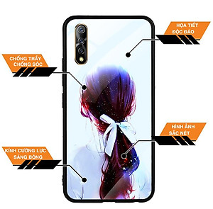 Ốp Lưng Vivo S1 - Mặt Kính Cường Lực - 0416 GIRL10 - Hàng Chính Hãng