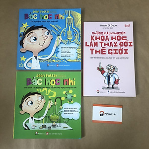 Sách - Combo 3 cuốn sách Những câu chuyện khoa học + Bộ bác học nhí - Pandabooks