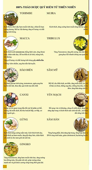 Thực phẩm chức năng hỗ trợ tăng cường sức khỏe nam giới Spartan Titan Damode lọ 30 viên