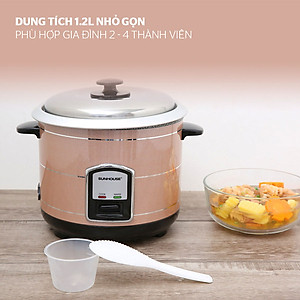 Nồi Cơm Điện Nắp Rời Sunhouse SHD8105 (1.2L) - Hàng chính hãng