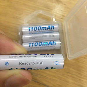 Hộp 4 pin sạc AA AAA Beston dung lượng cao, sạc lại nhiều lần - Hàng chính hãng