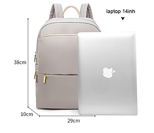 Balo nữ laptop 14inh thời trang cao cấp phong cách mới