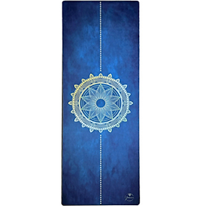Thảm tập yoga chính hãng Yvonne, Mandala (TẶNG KÈM 3 PHẦN QUÀ) dày 6mm, bề mặt nhám, siêu bám, chống trơn trượt, thấm hút mồ hôi, càng nhiều mồ hôi càng bám, dễ vệ sinh, bề đẹp, sang trọng