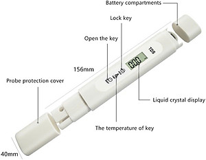 Bút thử nước TDS, dụng cụ đo TDS, máy đo độ cứng của nước - Hàng chính hãng