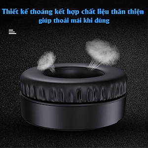 Tai nghe chụp tai Gaming tích hợp Mix HXSJ F16 RGB Jac 3.5mm âm thanh 3D Bass cực đã chuyên dùng nghe nhạc, chơi game - Hàng chính hãng