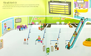 First Sticker Book - Sách Dán Hình Đầu Đời Cho Bé - Sân Bay 75N