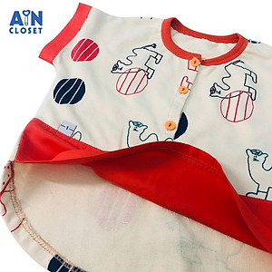 Bộ quần áo ngắn unisex họa tiết Lạc đà đỏ thun da cá - AICDBTHPAJ1E - AIN Closet