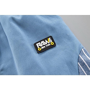 Bộ đồ bé trai kẻ sọc phong cách Hàn Quốc - Bộ quần áo bé trai từ 9-18kg (SS-2623B)