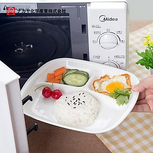 Khay chia 3 ngăn cho bé ăn dặm nội địa Nhật Bản