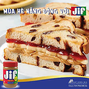 Bơ Đậu Phộng Mịn Jif 454g - Nhập Khẩu Mỹ | Jif Creamy Peanut Butter 454g