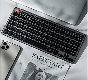 Bàn Phím Không Dây HyperWork HyperOne Gen 2 ( KB1 G2 ) | Bluetooth 5.1/2.4Ghz - Hàng Chính Hãng
