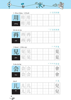 Sách Keep It Up Tập Viết Chữ Hán - Học Tiếng Trung Cho Người Mới Bắt Đầu