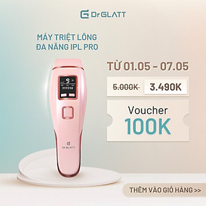 Máy triệt lông và trẻ hóa da IPL PRO, 3 trong 1, hàng chính hãng Dr Glatt, thương hiệu Đức