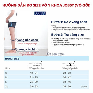 Vớ y khoa gối Hỗ Trợ Điều Trị suy giãn tĩnh mạch chân JOBST Relief chuẩn áp lực 20-30mmHg (màu da, hở ngón) (tất y khoa)