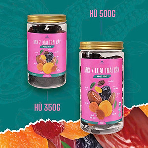Mix 7 Loại Trái Cây Sấy ( Táo đỏ, Chà là nguyên cành, Nho khô, Dâu Tây, Nam Việt Quất, Mơ sấy, Mận khô )