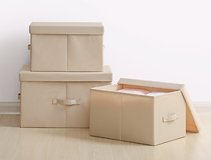 Bộ 2 chiếc hộp vải đựng đồ Thụy Điển 24L, Combo 2 chiếc túi vải đa năng TD1 có chọn màu miDoctor