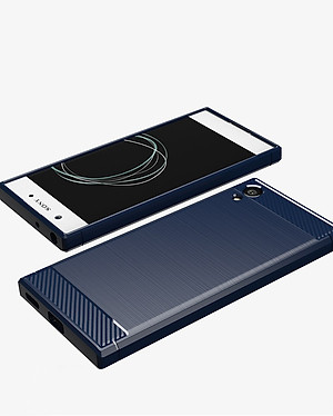Ốp lưng chống sốc dành cho Sony Xperia XA1 Plus Silicon hàng chính hãng Rugged Shield cao cấp - Hàng Nhập Khẩu