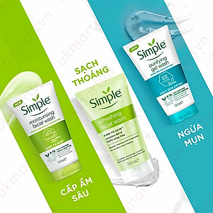 Sữa Rửa Mặt Simple Refreshing Facial Wash 150ml