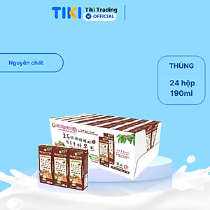 Sữa hạt cao cấp Óc chó-Macca-Đậu đen-Hạnh nhân-Đậu nành & Yến mạch 190ml (24 hộp/thùng)