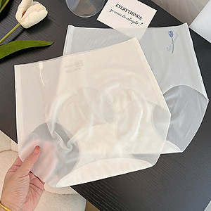 Bộ 5 Quần Lót Nữ, Quần Sịp Nữ, Quần Lót Nữ Không Viền, Chất Su Tơ Cao Cấp In Hình Hoa Tulip, Quần Xì Nữ