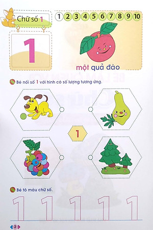 Vở Bé Làm Quen Với Chữ Số ( 4-5 Tuổi)