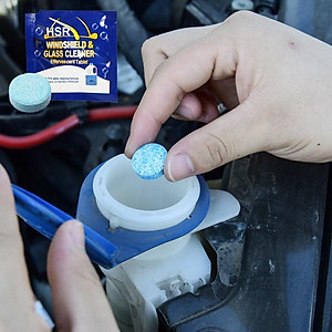 [TÚI 50V] Viên Sủi Rửa Kính - Nước Rửa Kính Ô Tô -  Vệ Sinh Nhà Cửa, Lau Gương - Viên Nén, Nhỏ Gọn, Tiết Kiệm 1v = 4 Lít