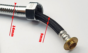 Dây sen chịu áp lực cao Eurolife EL-DS150 (Trắng bạc)