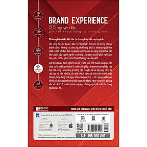 Sách Brand Experience 12,5 - Nguyên Tắc Gắn Kết Khách Hàng Với Thương Hiệu