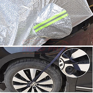 Bạt Phủ Nửa Xe Ô Tô Che Cả Nắp Capo, Bạt Che Nóc Xe Hơi Chống Nắng, Chống Xước Cho Các Dòng Xe