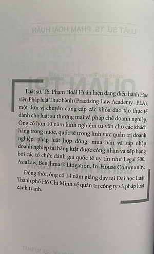 Sách Quản Trị Công Ty Thực Chiến - Bản Án Và Bình Luận