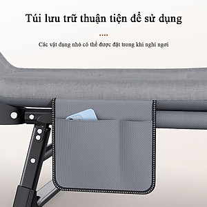 Giường Ngủ Văn Phòng Gấp Gọn, Giường Xếp Thông Minh Di Động Nằm Nghỉ Trưa Tiện Ích. Khung Thép Sơn Tĩnh Điện - Hàng chính hãng