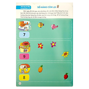 Sách Bóc Dán Hình Thông Minh Phát Triển Khả Năng Tư Duy Toán Học - 168 Sticker (Quyển 3)