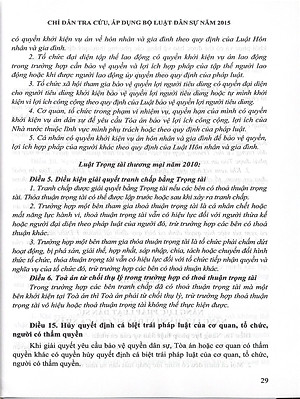 Chỉ dẫn tra cứu áp dụng Bộ luật Dân sự năm 2015 (Tái bản lần thứ nhất có sửa đổi bổ sung)