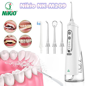 Máy Tăm Nước Cầm Tay Nikio NK-M209 - Dung Tích Lớn 360ml, Hàng Chính Hãng 