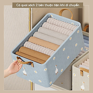 Hộp Đựng Quần Áo Có Khung Cố Định -Thiết Kế Gấp Gọn Thông Minh Giỏ Đựng Đồ Lót Giúp Tiết Kiệm Không Gian - HÀNG CHÍNH HÃNG MINIIN