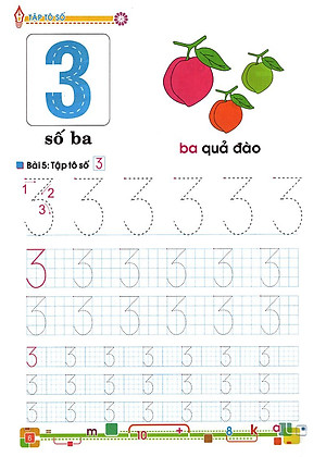 Tủ Sách Bé Vào Lớp Một - Tập Tô Số Lớp 1