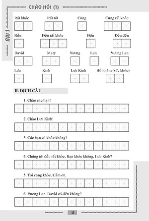 Bài Tập Luyện Dịch Việt Hoa