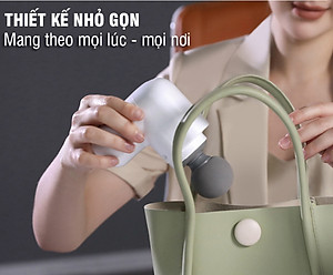 Súng Massage Cầm Tay Mini Nikio NK-173 - 6 Đầu Chuyên Dụng + 1 Đầu Nhiệt Nóng - Mát Xa Hỗ Trợ Giảm Đau Nhức Và Giãn Cơ Toàn Thân - Phù Hợp Mọi Đối Tượng, Siêu Nhỏ Gọn