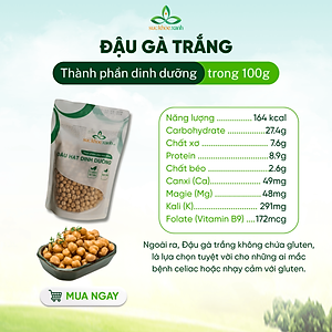 Đậu gà trắng Canada (White Chickpeas)