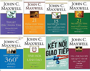 Combo 8 Cuốn Sách Hay Về Lãnh Đạo Của John C. Maxwell
