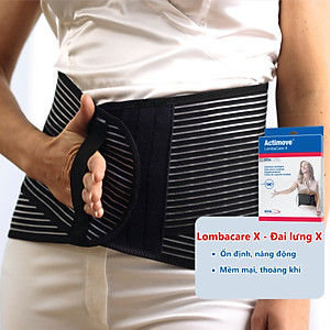 Đai lưng chấn thương cao cấp Actimove Lombacare X