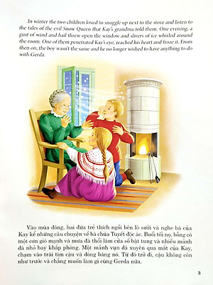 Bà Chúa Tuyết (Truyện Dành Cho Trẻ Từ 3 Tuổi) - Truyện Song Ngữ Anh - Việt
