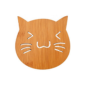 Bộ 6 Chiếc Lót Đế Ly Cốc Bằng Gỗ PaKaSa - Giao họa tiết ngẫu nhiên